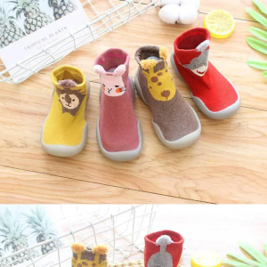 Children Floor Socks – Pure Cotton Non-Slip Toddler Socks