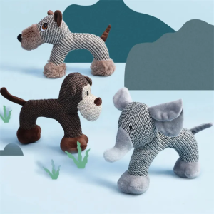 Dog Chew Toys Squeaky Duck – Bite Resistant Interactive Plush Toy