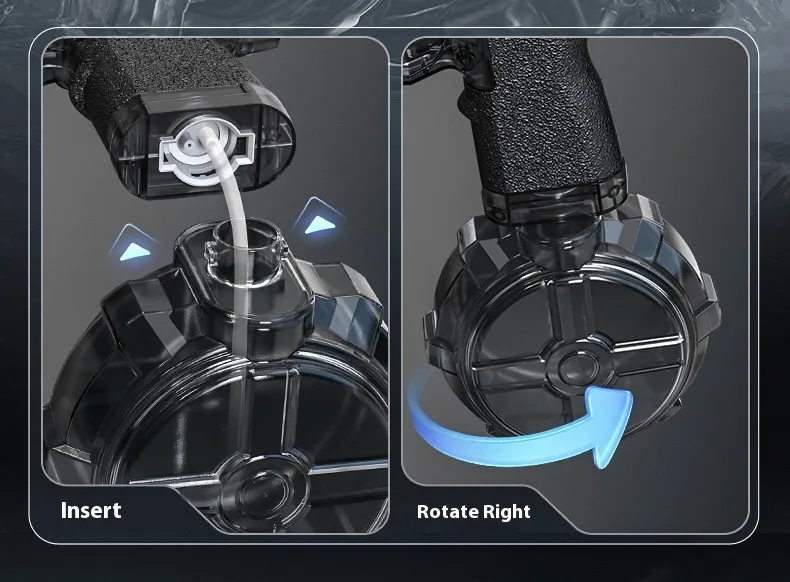 LED Lights Electric Water Gun – Automatic Powerful Summer Spray Toy - Image 5