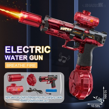 LED Lights Electric Water Gun – Automatic Powerful Summer Spray Toy - Image 13