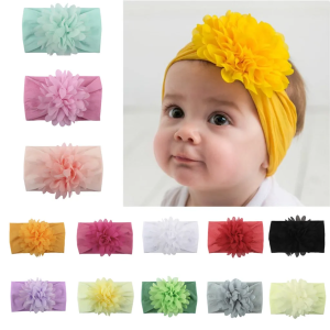 Creative Chiffon Flower Headband – Cute Princess Baby Hair Accessories