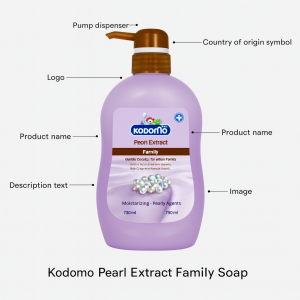 Kodomo Pearl Kissed Family Bath Bottle 750ml