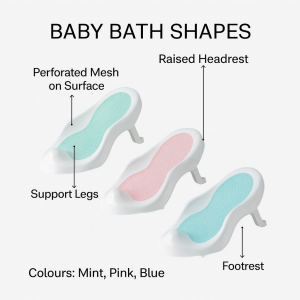 Bath Seat (Pink/Green/Blue) – 56x30x25 cm