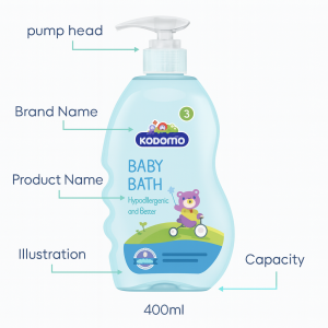 Kodomo Baby Bath Gentle 400ml